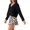 image:imageONEILL Womens Ferris ButtonFront Cardigan Sweater  Relaxed Fit Long Sleeve Button Down CardiganBlack