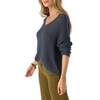image:imageONEILL Womens Solid Long Sleeve Sweater  Relaxed Fit Regular Length Crewneck Sweaters for WomenSlate