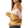 image:imageONEILL Womens Solid Long Sleeve Sweater  Relaxed Fit Regular Length Crewneck Sweaters for WomenTobacc Brw