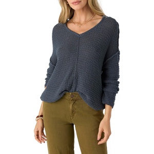 image:imageONEILL Womens Solid Long Sleeve Sweater  Relaxed Fit Regular Length Crewneck Sweaters for WomenSlate