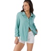 image:imageONEILL Womens Leni Double Gauze Top  Long Sleeve Lightweight Button Up Shirt for WomenCanton