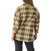 image:imageONEILL Womens Oversized Flannel Top  Comfortable and Casual Long Sleeve Button Up Shirts for WomenMilitary Olive