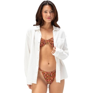 image:imageONEILL Womens Leni Double Gauze Top  Long Sleeve Lightweight Button Up Shirt for WomenWhite001