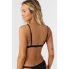 image:imageONEILL Womens Seaside Triangle Bikini Top  Tri Top for Women with Adjustable Straps and Removable Bra PadsBlack 1