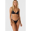image:imageONEILL Womens Seaside Triangle Bikini Top  Tri Top for Women with Adjustable Straps and Removable Bra PadsBlack 1