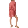 image:imageONEILL Womens Cami Swimsuit Coverup  Short Button Front Beach Cover Up DressDusty Cedar  Saltwater Solids Cami