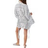 image:imageONEILL Womens Kimono Inspired Swimsuit Coverup Dress  34 Sleeve Beach Cover Up Dress  Short CoverUp with Tie BeltMedieval Blue