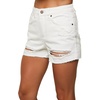 image:imageONEILL Womens Angus Denim Shorts  Distressed MidRise Jean Shorts for Women with CutOff Hem Detail and PocketsWhite  Angus White