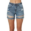 image:imageONEILL Womens Angus Denim Shorts  Distressed MidRise Jean Shorts for Women with CutOff Hem Detail and PocketsDrifter  Angus