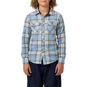 image:imageONEILL Boys Glacier Plaid Superfleece UltraSoft Warm Layer with Snap Front and Chest PocketsCitadel