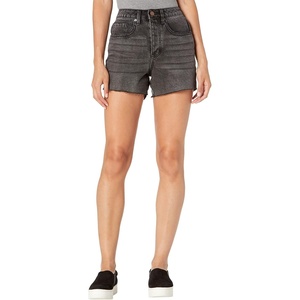 image:imageONEILL Womens Angus Denim Shorts  Distressed MidRise Jean Shorts for Women with CutOff Hem Detail and PocketsWashed Black  Kellerman