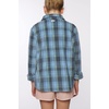 image:imageONEILL Girls Flannel Top  Comfortable and Casual Long Sleeve Button Up Shirts for GirlsCaribbean Blue  Bristol