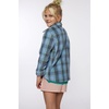 image:imageONEILL Girls Flannel Top  Comfortable and Casual Long Sleeve Button Up Shirts for GirlsCaribbean Blue  Bristol