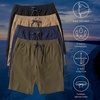 image:imageRESERVOIR ELASTIC WAIST 21 HYBRID SHORTSDark Khaki