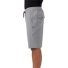 image:imageRESERVOIR ELASTIC WAIST 21 HYBRID SHORTSLight Grey