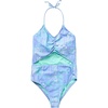 image:imageONEILL Girls One Piece Bathing Suit  Medium to Full Coverage One Piece Swimsuits for GirlsPeriwinkle  Winona Tile Cinched
