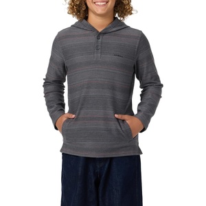 image:imageONEILL Boys Superfleece Poncho  Comfortable Hooded Poncho for Boys with Front PocketBlack