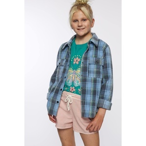 image:imageONEILL Girls Flannel Top  Comfortable and Casual Long Sleeve Button Up Shirts for GirlsCaribbean Blue  Bristol