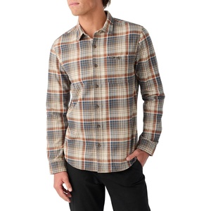 image:imageONEILL Mens Plaid Stretch Flannel  Long Sleeve Flannel Shirt for Men  Casual ButtonUp ShirtBlue Shadow 1  Winslow