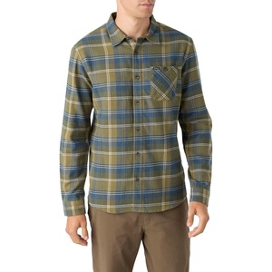 image:imageONEILL Mens Plaid Stretch Flannel  Long Sleeve Flannel Shirt for Men  Casual ButtonUp ShirtDeep Lichen Green  Redmond