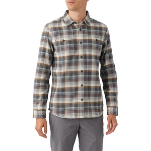 image:imageONEILL Mens Plaid Stretch Flannel  Long Sleeve Flannel Shirt for Men  Casual ButtonUp ShirtGraphite  Og Jonez