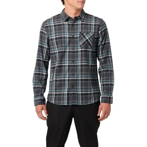 image:imageONEILL Mens Plaid Stretch Flannel  Long Sleeve Flannel Shirt for Men  Casual ButtonUp ShirtGraphite  Redmond