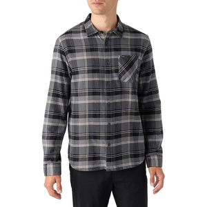 image:imageONEILL Mens Plaid Stretch Flannel  Long Sleeve Flannel Shirt for Men  Casual ButtonUp ShirtGraphite 1  Redmond