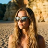 image:imageONEILL 9014 20 Womens Polarized Sunglasses 55 mmMatte Blue CrystalTie Dye