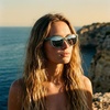 image:imageONEILL 9014 20 Womens Polarized Sunglasses 55 mmMatte Blue CrystalTie Dye