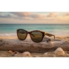 image:imageONEILL BAY 20 Womens Square Cateye Polarized SunglassesUV400 Protection 54 mmMatte TortBlack