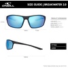 image:imageONEILL BREAKWATER 20 Mens Sports Performance High Wrap Polarized Sunglasses UV400 Protection 71 mm Mirror LensMatte Black