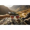 image:imageONEILL COASTLINE 20 Mens and Womens Large Fit Square Polarized Sunglasses with Mirror Lenses UV400 Protection 58 mmGloss Crystal