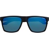 image:imageONEILL Harlyn 20 Mens Large Fit Square Polarized Sunglasses 57 mmMatte Black With Blue Mirror Lens