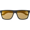 image:imageONEILL Harlyn 20 Mens Large Fit Square Polarized Sunglasses 57 mmMatte Black With Gold Mirror Lens