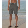 image:imageONEILL Mens 21 Inch Solid BoardshortsWater Resistant Swim Trunks for Men with Quick Dry Stretch Fabric and PocketsDark Charcoal 1