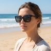 image:imageONEILL NOOSA 20 Womens Oversized Square Polarized Sunglasses UV400 Protection 54 mmMatte Black