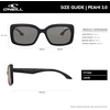 image:imageONEILL PEAHI 20 Womens Oversized Square Butterfly Polarized Sunglasses UV400 Protection 56 mmMatte BlackPalm Leaf