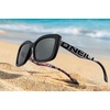 image:imageONEILL PEAHI 20 Womens Oversized Square Butterfly Polarized Sunglasses UV400 Protection 56 mmMatte BlackPalm Leaf