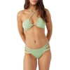 image:imageONEILL Womens Boulders Strappy Side Bikini Bottoms  Full Coverage Womens Bathing Suit Bottom with MultiStrap DetailOasis  Saltwater Solids Boulders Bott