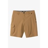 image:imageONEILL Mens 20 Inch TRVLR Cargo Hybrid Shorts  Water Resistant Mens Shorts with Elastic Waist and Quick Dry Stretch FabricDark Khaki