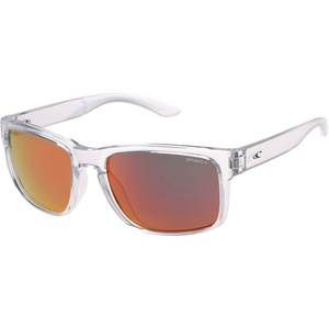 image:imageONEILL COASTLINE 20 Mens and Womens Large Fit Square Polarized Sunglasses with Mirror Lenses UV400 Protection 58 mmGloss Crystal