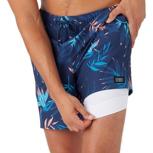 image:imageONEILL Mens 17 Inch Outseam Divergent Swim Trunks with Compression Liner Elastic Waist Mens Swim Trunks Compression SwimNavy