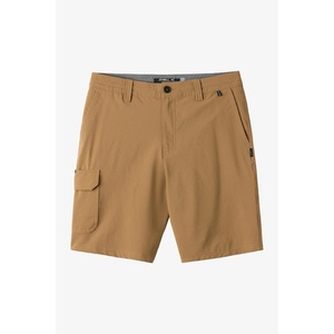 image:imageONEILL Mens 20 Inch TRVLR Cargo Hybrid Shorts  Water Resistant Mens Shorts with Elastic Waist and Quick Dry Stretch FabricDark Khaki