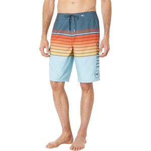 image:imageONEILL Mens 21 Inch Geo Print Boardshorts  Water Resistant Swim Trunks for Men with Quick Dry Stretch Fabric and PocketsSlate