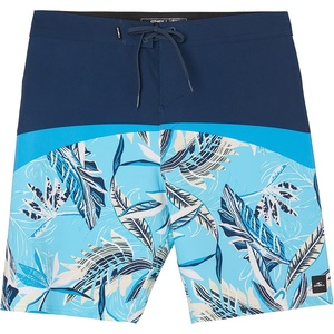 image:imageONEILL Mens 21 Inch Hyperfreak Divergent Boardshorts  Quick Dry Swim Trunks for Men with Fixed Waist and Quick Dry FabricSky Blue  Tech Block