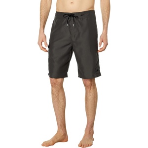 image:imageONEILL Mens 21 Inch Solid BoardshortsWater Resistant Swim Trunks for Men with Quick Dry Stretch Fabric and PocketsDark Charcoal 2