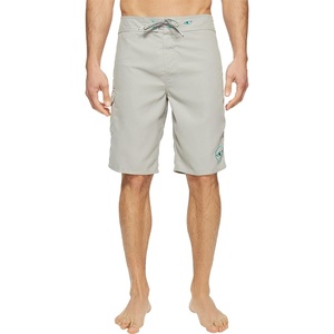 image:imageONEILL Mens 21 Inch Solid BoardshortsWater Resistant Swim Trunks for Men with Quick Dry Stretch Fabric and PocketsLight Grey