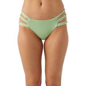 image:imageONEILL Womens Boulders Strappy Side Bikini Bottoms  Full Coverage Womens Bathing Suit Bottom with MultiStrap DetailOasis  Saltwater Solids Boulders Bott