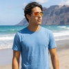 image:imageONEILL DEEPCURRENT 20 Mens Polarized Wrap Sunglasses for Sports UV400 Protection 65 mm Mirror LensesGloss Clear CrystalRed