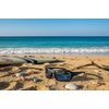 image:imageONEILL DEEPCURRENT 20 Mens Polarized Wrap Sunglasses for Sports UV400 Protection 65 mm Mirror LensesMatte BlackBlue